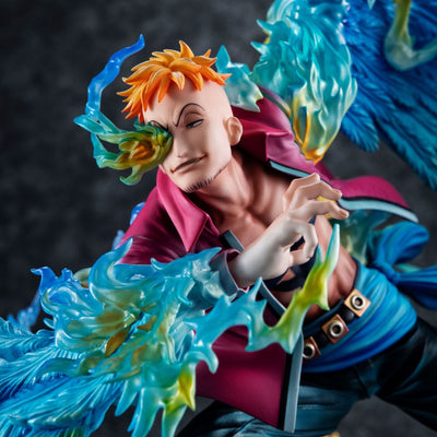One Piece P.O.P MAS Maximum PVC Statue Marco the Phoenix Leader of 1st group of Whitebeard Pirates 32cm - Scale Statue - Megahouse - Hobby Figures UK