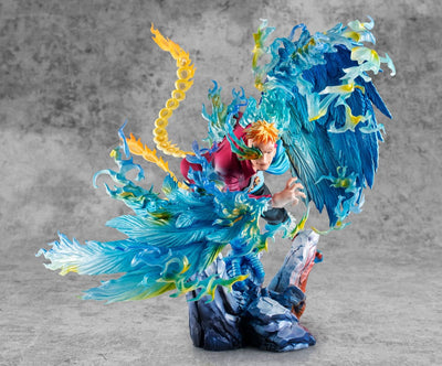 One Piece P.O.P MAS Maximum PVC Statue Marco the Phoenix Leader of 1st group of Whitebeard Pirates 32cm - Scale Statue - Megahouse - Hobby Figures UK