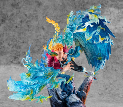 One Piece P.O.P MAS Maximum PVC Statue Marco the Phoenix Leader of 1st group of Whitebeard Pirates 32cm - Scale Statue - Megahouse - Hobby Figures UK