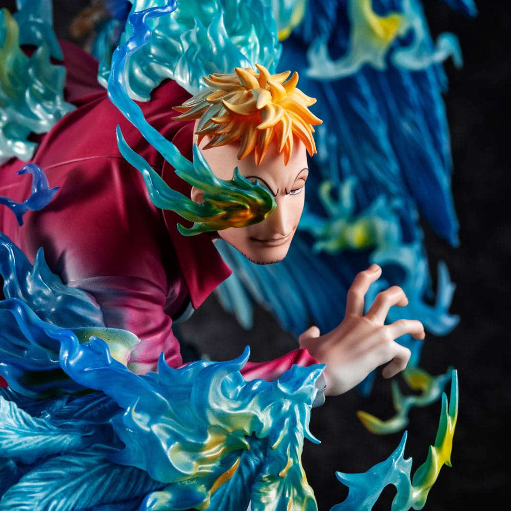 One Piece P.O.P MAS Maximum PVC Statue Marco the Phoenix Leader of 1st group of Whitebeard Pirates 32cm - Scale Statue - Megahouse - Hobby Figures UK
