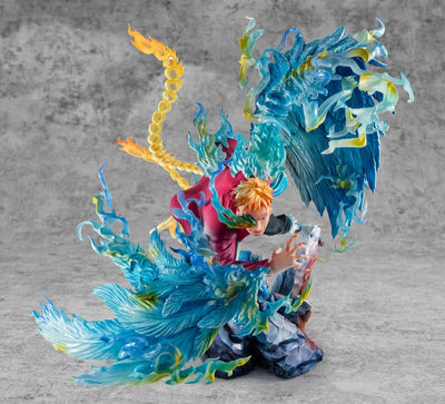 One Piece P.O.P MAS Maximum PVC Statue Marco the Phoenix Leader of 1st group of Whitebeard Pirates 32cm - Scale Statue - Megahouse - Hobby Figures UK