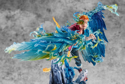 One Piece P.O.P MAS Maximum PVC Statue Marco the Phoenix Leader of 1st group of Whitebeard Pirates 32cm - Scale Statue - Megahouse - Hobby Figures UK
