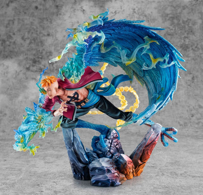 One Piece P.O.P MAS Maximum PVC Statue Marco the Phoenix Leader of 1st group of Whitebeard Pirates 32cm - Scale Statue - Megahouse - Hobby Figures UK