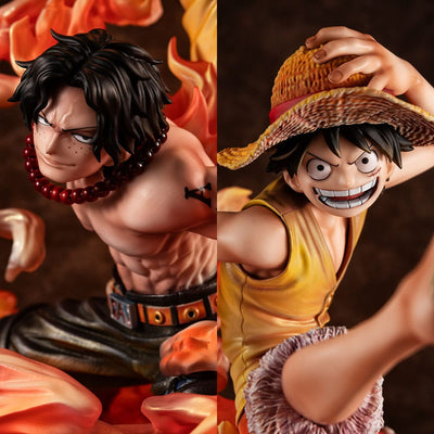 One Piece P.O.P NEO-Maximum PVC Statue Luffy & Ace Bond between brothers 20th Limited Ver. 25cm - Scale Statue - Megahouse - Hobby Figures UK