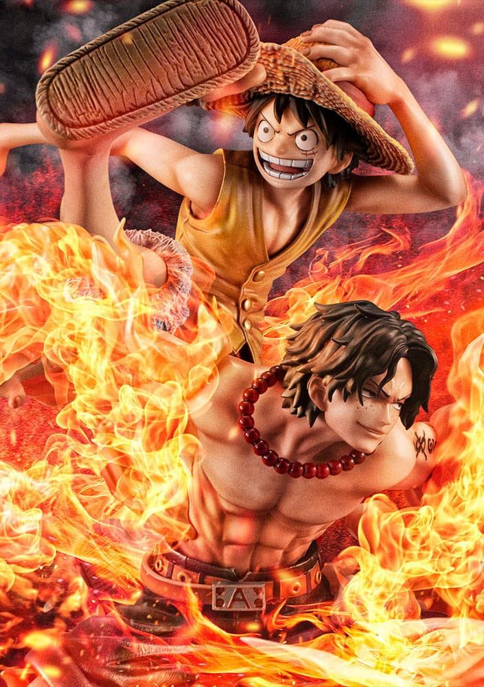 One Piece P.O.P NEO-Maximum PVC Statue Luffy & Ace Bond between 