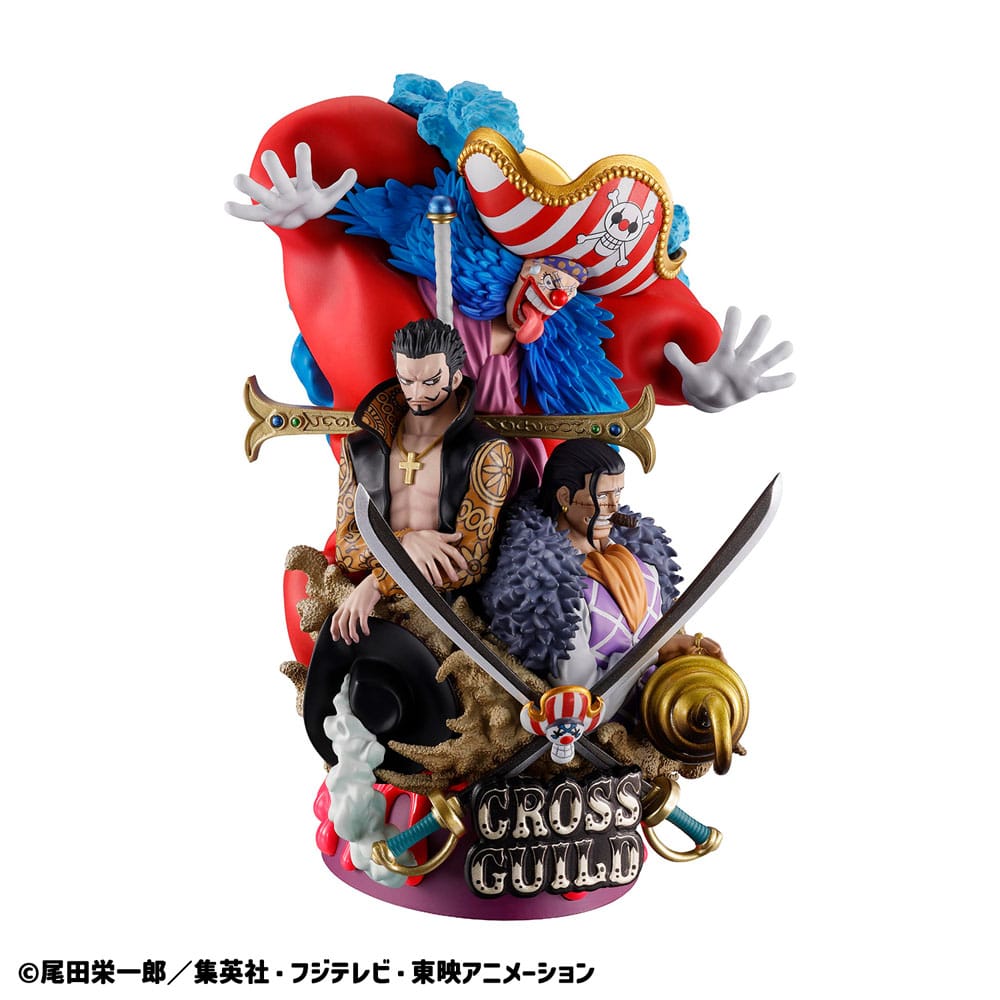 One Piece Petitrama DX PVC Mini Statue Logbox Re Birth 03 Cross Guild 15cm - Scale Statue - Megahouse - Hobby Figures UK