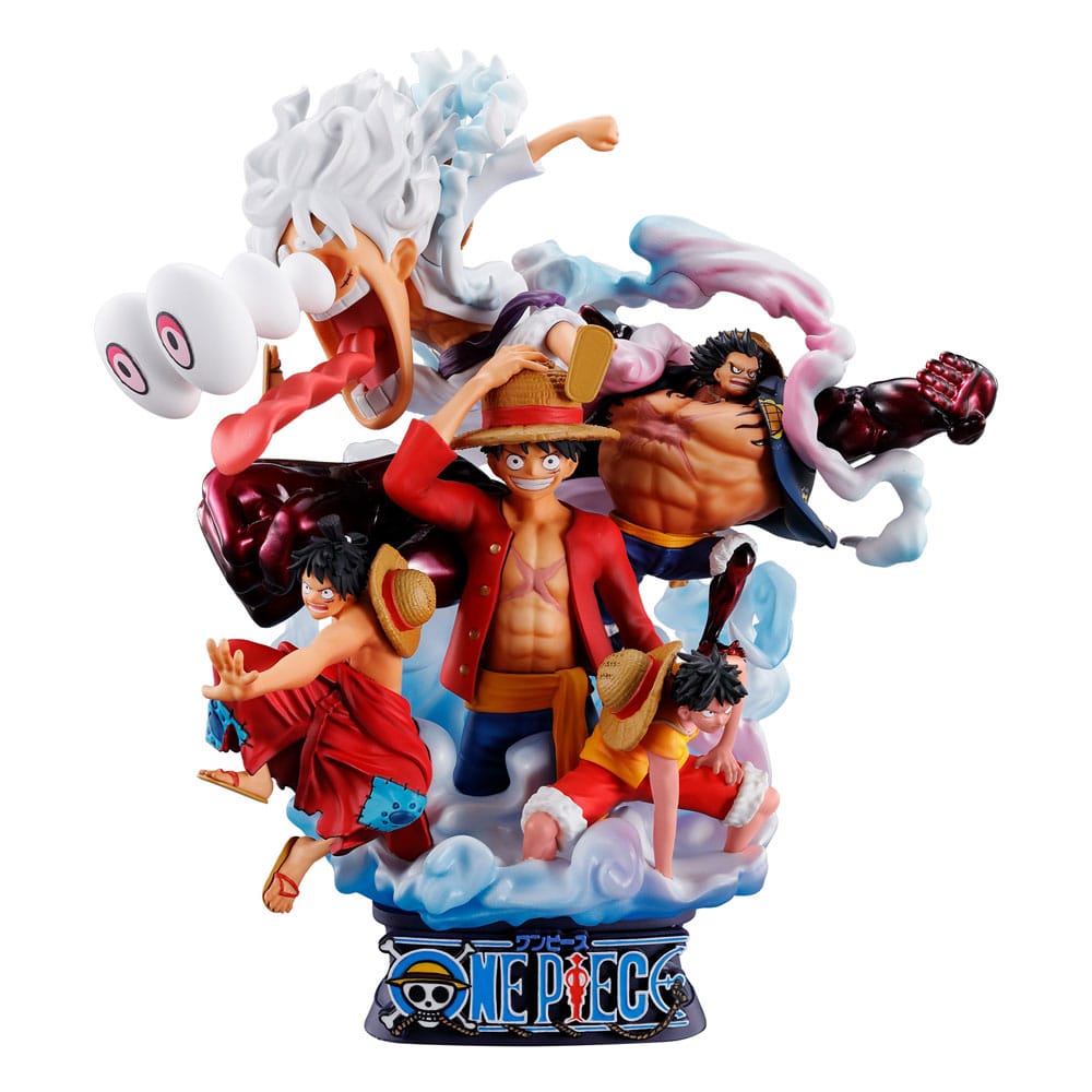 One Piece Petitrama DX PVC Mini Statue Logbox Re Birth Luffy Special Vol. 02 15cm - Scale Statue - Megahouse - Hobby Figures UK