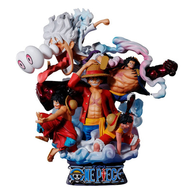 One Piece Petitrama DX PVC Mini Statue Logbox Re Birth Luffy Special Vol. 02 15cm - Scale Statue - Megahouse - Hobby Figures UK