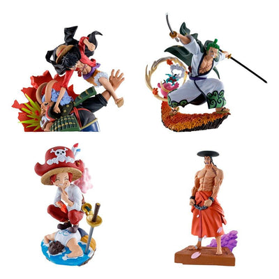 One Piece Petitrama PVC Mini Statue Logbox Re Birth Wano Kuni Vol. 3 Set 9cm - Scale Statue - Megahouse - Hobby Figures UK
