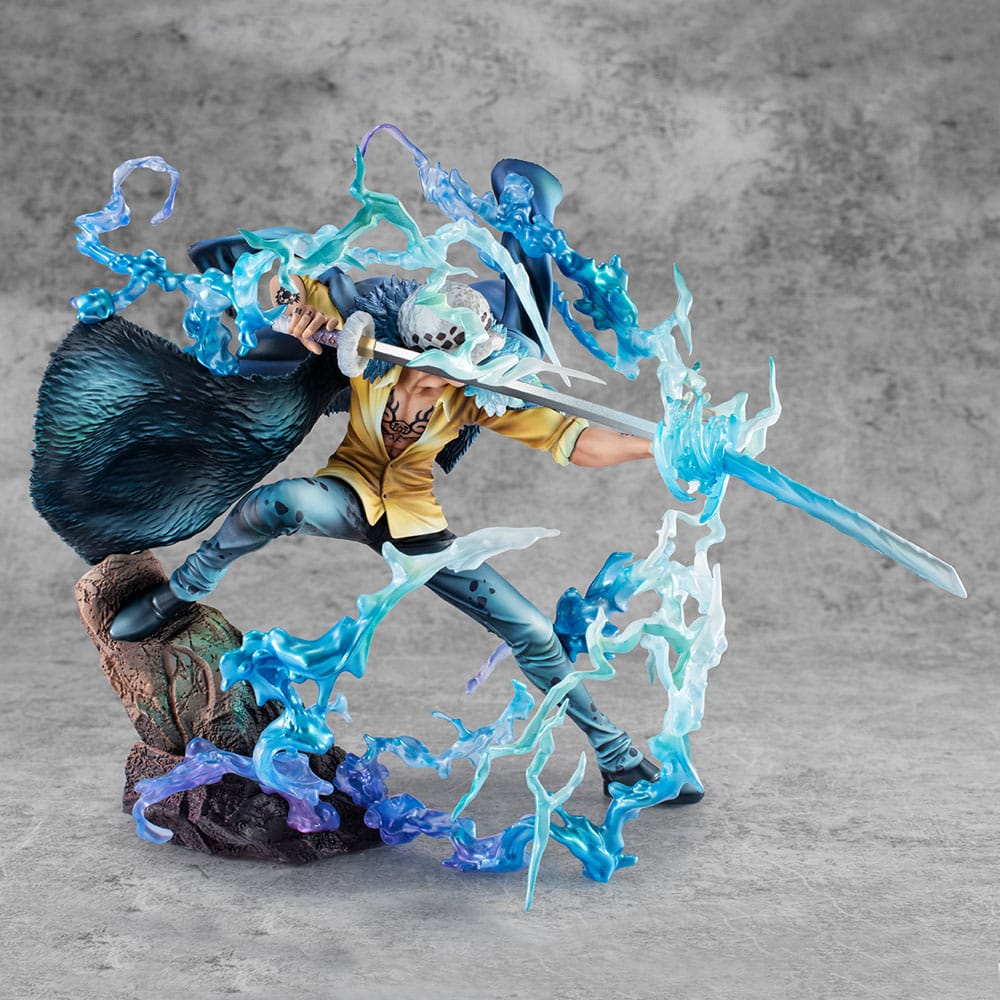 One Piece Portrait Of Pirates WA-MAXIMUM PVC Statue Trafalgar Law The Surgeon of Death Awaken Ver. 27cm - Scale Statue - Megahouse - Hobby Figures UK