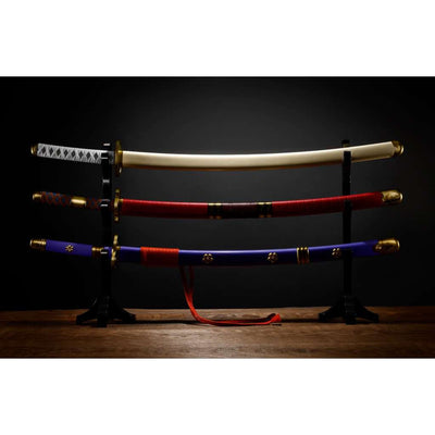One Piece Proplica Replica 1/1 Roronoa Zoro 3 Sword Style Set 95cm - Scale Statue - Bandai Tamashii Nations - Hobby Figures UK