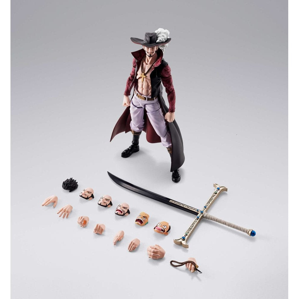 One Piece S.H. Figuarts Action Figure Dracule Mihawk Hawkeye 17cm - Action Figures - Bandai Tamashii Nations - Hobby Figures UK