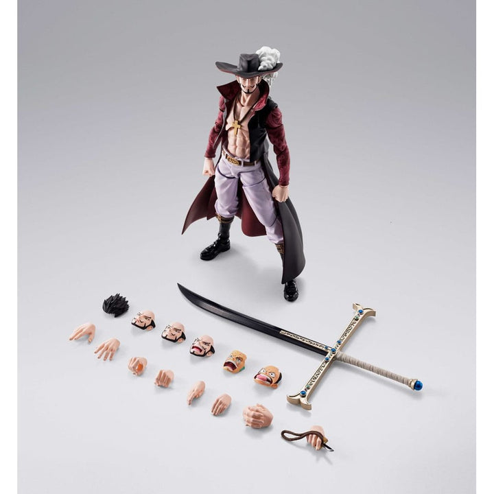 コミック・アニメ SHFiguarts Dracule Mihawk - Hawkeye One Piece S.H. Figuarts Action Figure Dracule Mihawk Hawkeye 17cm