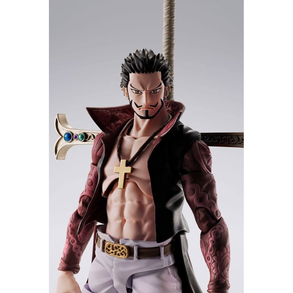 One Piece S.H. Figuarts Action Figure Dracule Mihawk Hawkeye 17cm - Action Figures - Bandai Tamashii Nations - Hobby Figures UK