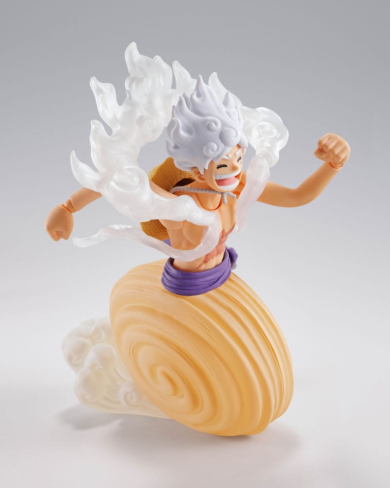 One Piece S.H. Figuarts Action Figure Monkey D. Luffy Gear 5 -Future Island Egghead- 15cm - Action Figures - Bandai Tamashii Nations - Hobby Figures UK