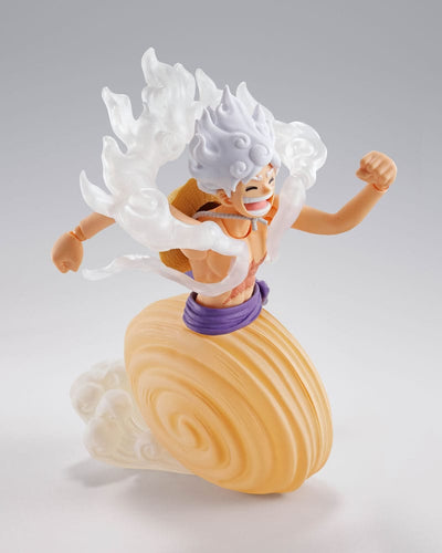One Piece S.H. Figuarts Action Figure Monkey D. Luffy Gear 5 -Future Island Egghead- 15cm - Action Figures - Bandai Tamashii Nations - Hobby Figures UK