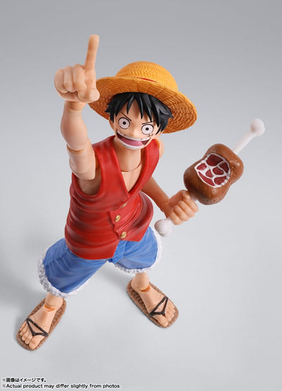 One Piece S.H. Figuarts Action Figure Monkey D. Ruffy Romance Dawn 15cm - Action Figures - Bandai Tamashii Nations - Hobby Figures UK