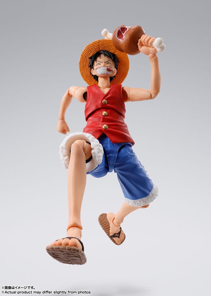 One Piece S.H. Figuarts Action Figure Monkey D. Ruffy Romance Dawn 15cm - Action Figures - Bandai Tamashii Nations - Hobby Figures UK