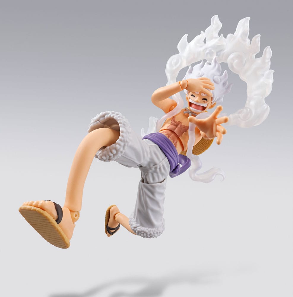 One Piece S.H. Figuarts Action Figure Monkey D. Luffy Gear 5 -Future Island Egghead- 15cm - Action Figures - Bandai Tamashii Nations - Hobby Figures UK