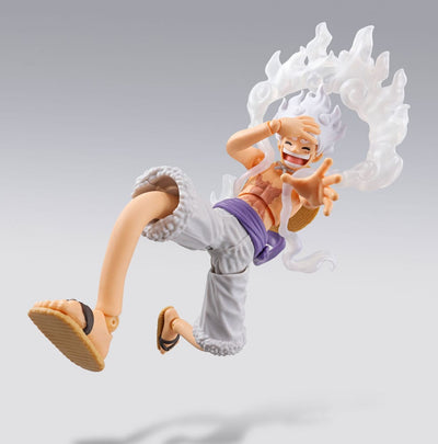 One Piece S.H. Figuarts Action Figure Monkey D. Luffy Gear 5 -Future Island Egghead- 15cm - Action Figures - Bandai Tamashii Nations - Hobby Figures UK