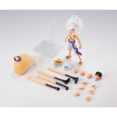 One Piece S.H. Figuarts Action Figure Monkey D. Luffy Gear 5 -Future Island Egghead- 15cm - Action Figures - Bandai Tamashii Nations - Hobby Figures UK