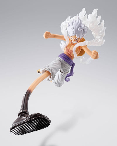 One Piece S.H. Figuarts Action Figure Monkey D. Luffy Gear 5 -Future Island Egghead- 15cm - Action Figures - Bandai Tamashii Nations - Hobby Figures UK