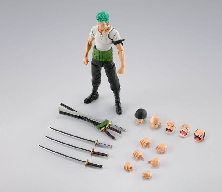 One Piece S.H.Figuarts Action Figure Roronoa Zoro Romance Dawn Ver