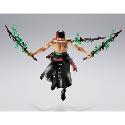 One Piece S.H. Figuarts Action Figure Roronoa Zoro The King of Hell 15cm - Action Figures - Bandai Tamashii Nations - Hobby Figures UK