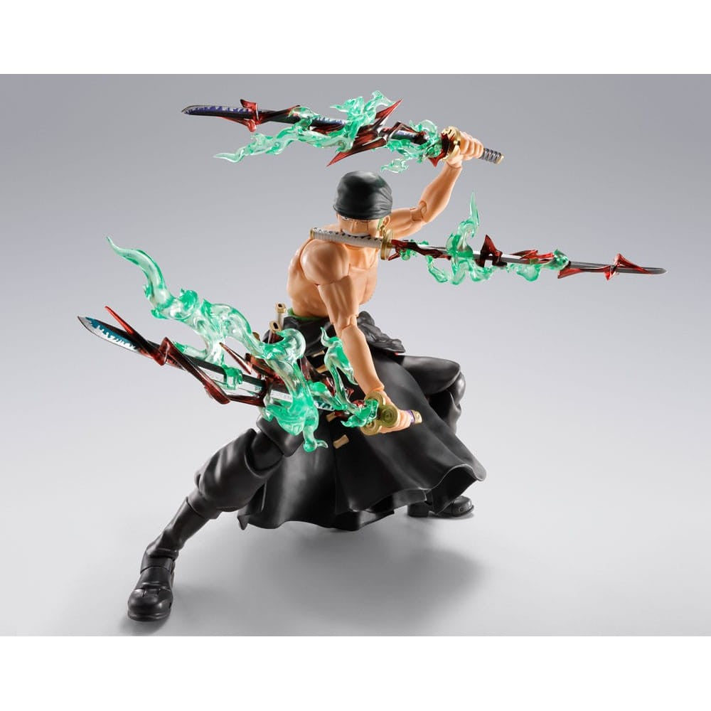 One Piece S.H. Figuarts Action Figure Roronoa Zoro The King of Hell 15cm - Action Figures - Bandai Tamashii Nations - Hobby Figures UK