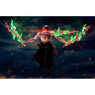 One Piece S.H. Figuarts Action Figure Roronoa Zoro The King of Hell 15cm - Action Figures - Bandai Tamashii Nations - Hobby Figures UK