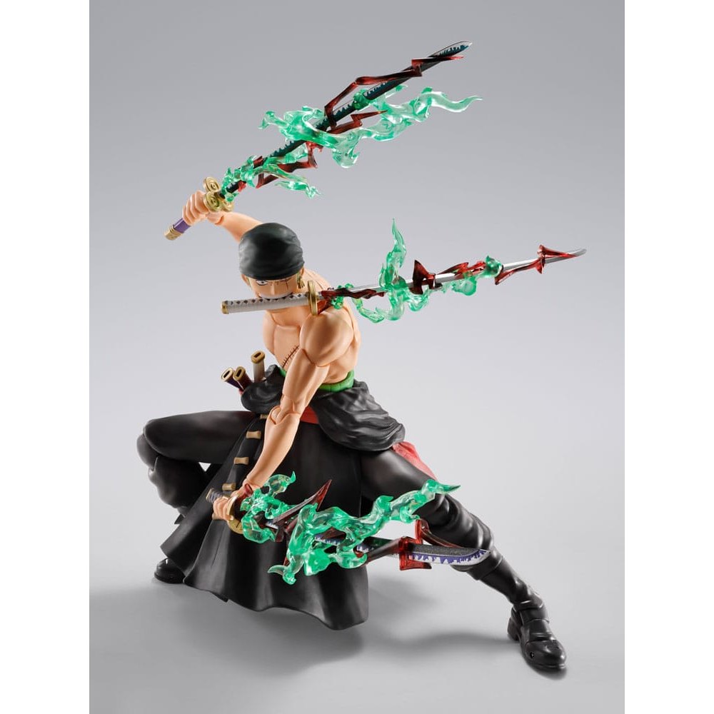One Piece S.H. Figuarts Action Figure Roronoa Zoro The King of Hell 15cm - Action Figures - Bandai Tamashii Nations - Hobby Figures UK