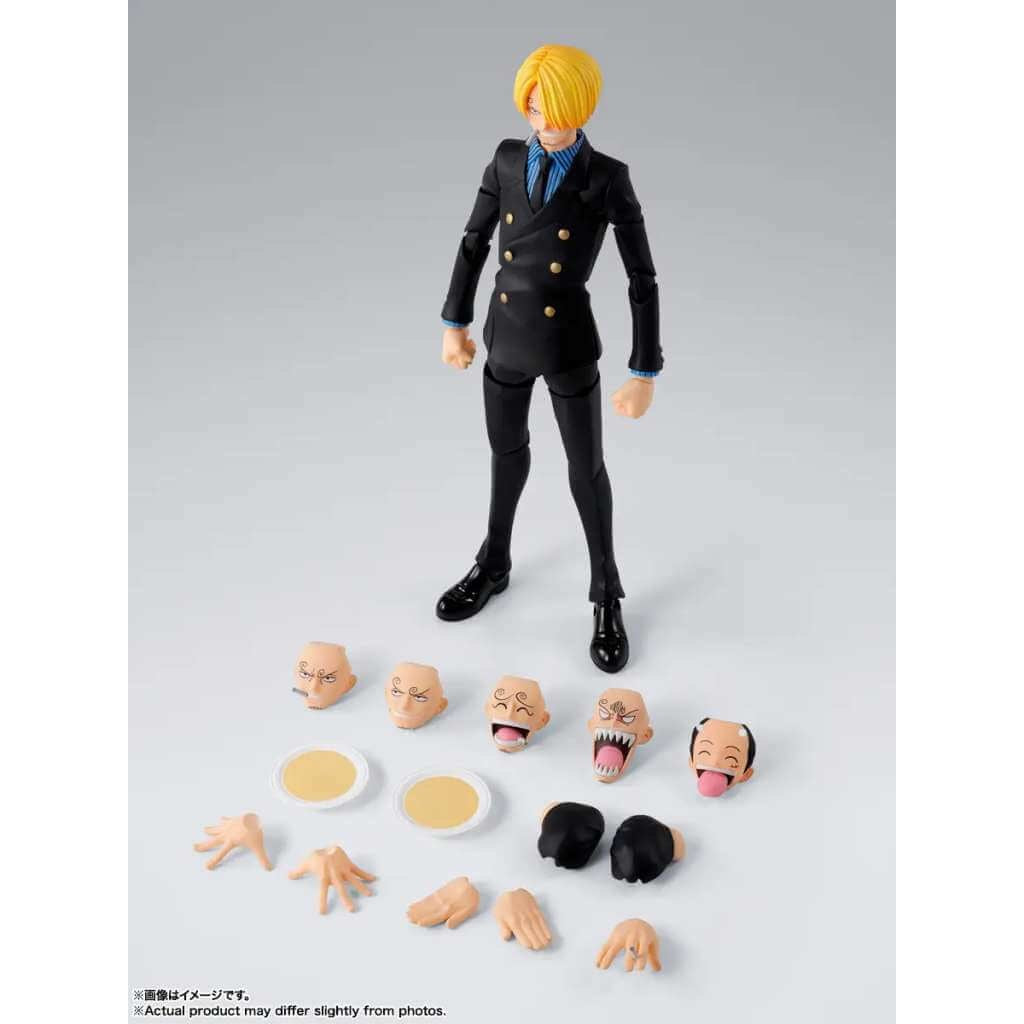 One Piece S.H. Figuarts Action Figure Sanji Romance Dawn Ver. 15cm - Action Figures - Bandai Tamashii Nations - Hobby Figures UK