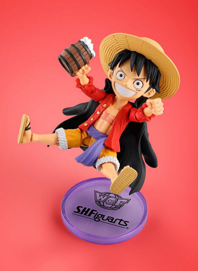 One Piece World Collactable Figures x S.H. Figuarts Action Figure Monkey D. Luffey 8cm - Action Figures - Bandai Tamashii Nations - Hobby Figures UK