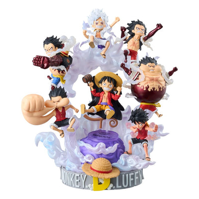 One Piece World Collactable Figures x S.H. Figuarts Action Figure Monkey D. Luffey 8cm - Action Figures - Bandai Tamashii Nations - Hobby Figures UK