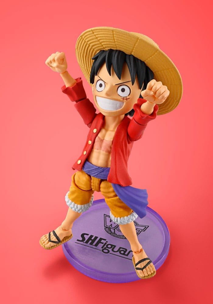 One Piece World Collactable Figures x S.H. Figuarts Action Figure Monkey D. Luffey 8cm - Action Figures - Bandai Tamashii Nations - Hobby Figures UK