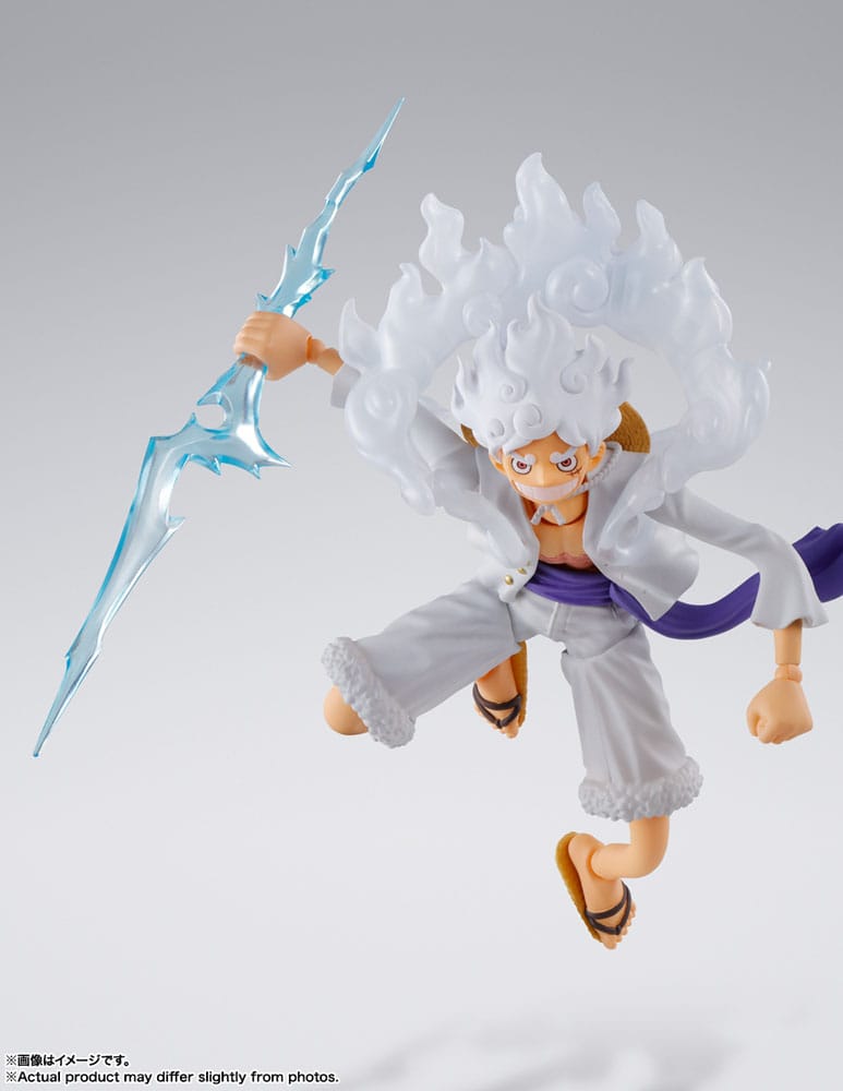 One Piece Z S.H. Figuarts Action Figure Monkey D. Luffy Gear 5 15cm - Action Figures - Bandai Tamashii Nations - Hobby Figures UK