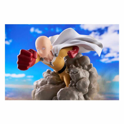 One Punch Man Diorama PVC Statue Saitama 15cm - Scale Statue - Banpresto - Hobby Figures UK