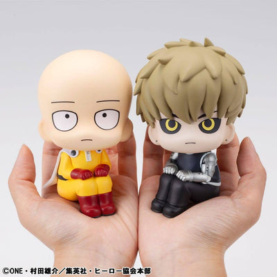 One Punch Man Look Up PVC Statue Saitama & Genos 11cm (with gift) - Scale Statue - Megahouse - Hobby Figures UK