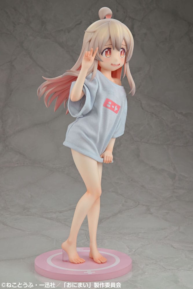 Onimai: I´m Now Your Sister! PVC Statue 1/4 Mahiro Oyama Neet T-Shirt Ver. 40cm - Scale Statue - Medicos Entertainment - Hobby Figures UK