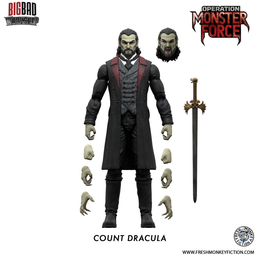 Operation: Monster Force Action Figure 1/12 Count Dracula 15cm - Action Figures - BigBadWorkshop - Hobby Figures UK