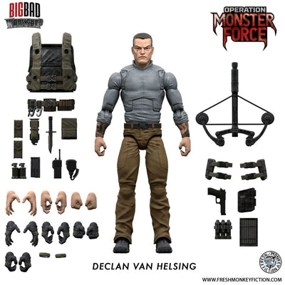 Operation: Monster Force Action Figure 1/12 Declan Van Helsing 15cm - Action Figures - BigBadWorkshop - Hobby Figures UK