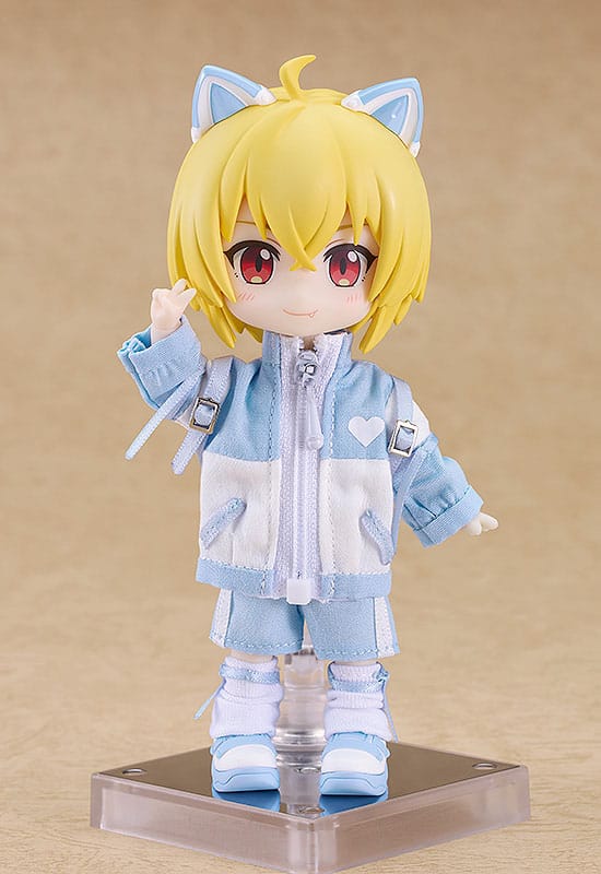 Original Character Accessories for Nendoroid Doll Figures Outfit Set: Subculture Fashion Tracksuit (Blue) - Action Figures - Good Smile Company - Hobby Figures UK