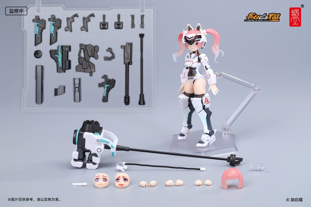 Original Character Action Figure 1/12 EveD Series AMBRA-02 (Strike Cat) Ambra 13cm - Model Kit - Snail Shell - Hobby Figures UK