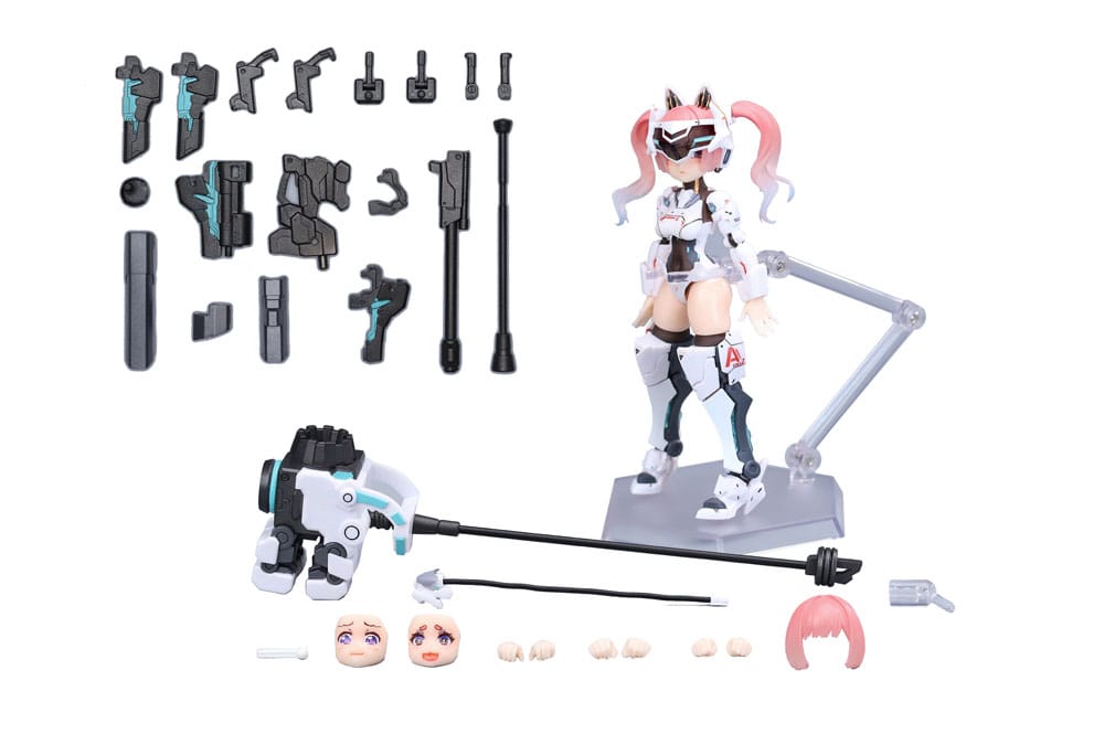 Original Character Action Figure 1/12 EveD Series AMBRA-02 (Strike Cat) Ambra 13cm - Model Kit - Snail Shell - Hobby Figures UK