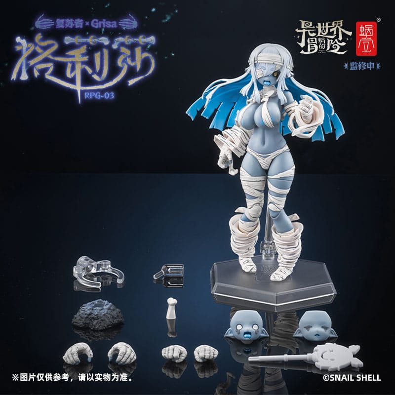 Original Character Action Figure Kit 1/12 RPG-03 Zombie Girl Grisa 15cm - Action Figures - Snail Shell - Hobby Figures UK