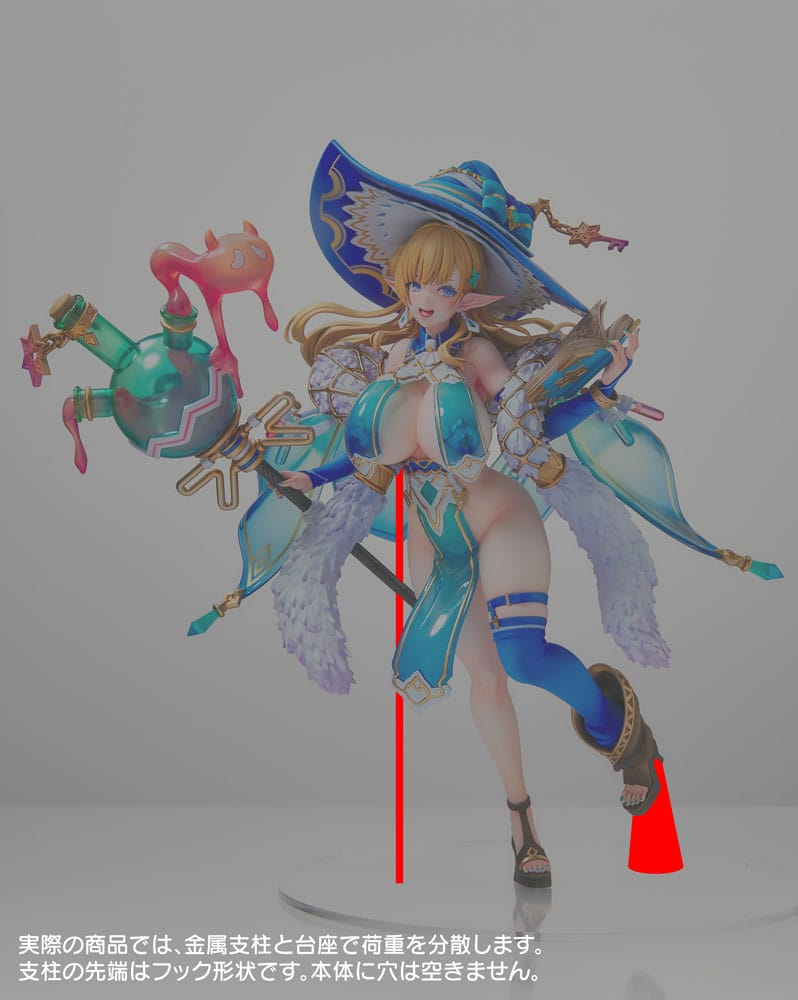 Original Character Elf Village Series PVC Statue 1/6 15th Villager Milklinde Antenna 25cm - Scale Statue - Vertex - Hobby Figures UK