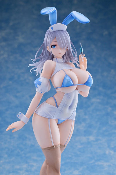 Original Character PVC 1/6 Blue Nurse Bunny 29cm - Scale Statue - Pink Cat - Hobby Figures UK