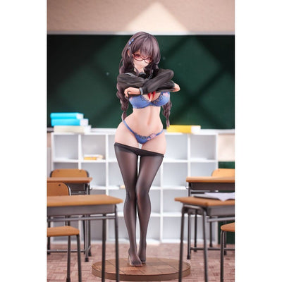 Original Character PVC 1/6 Gap Glasses Girl Who Doesn't Want To Take Physical Education Class 28cm - Scale Statue - Uya - Hobby Figures UK