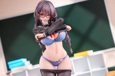 Original Character PVC 1/6 Gap Glasses Girl Who Doesn't Want To Take Physical Education Class 28cm - Scale Statue - Uya - Hobby Figures UK