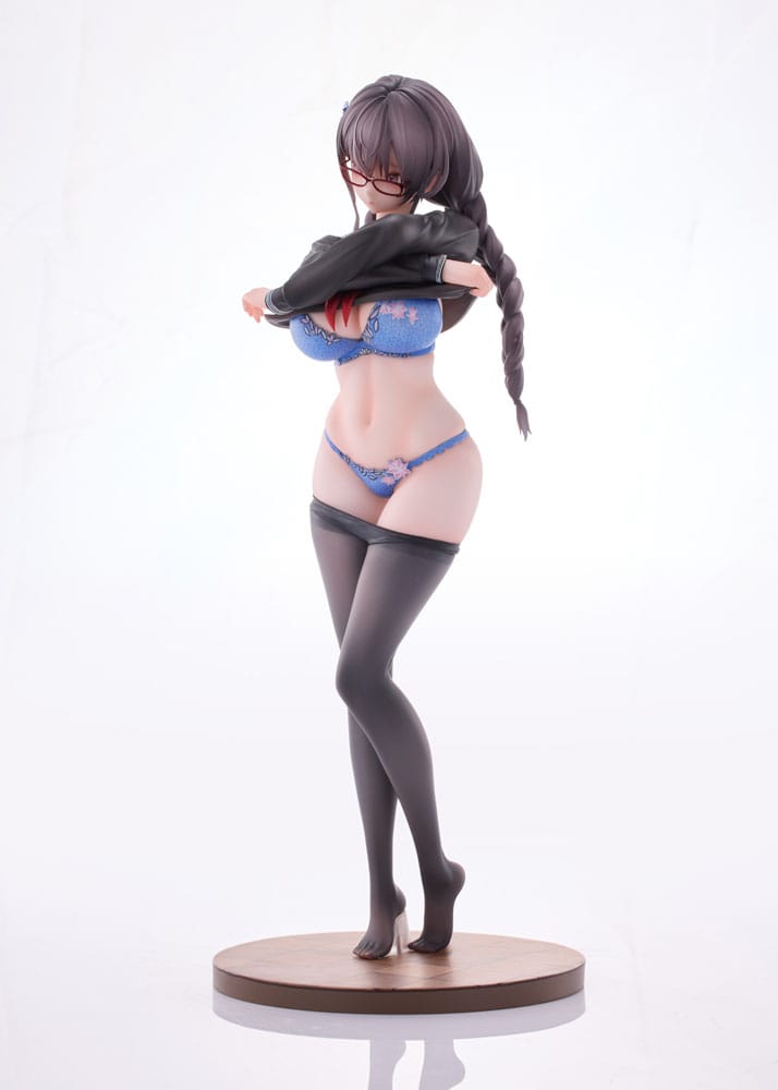 Original Character PVC 1/6 Gap Glasses Girl Who Doesn't Want To Take Physical Education Class 28cm - Scale Statue - Uya - Hobby Figures UK